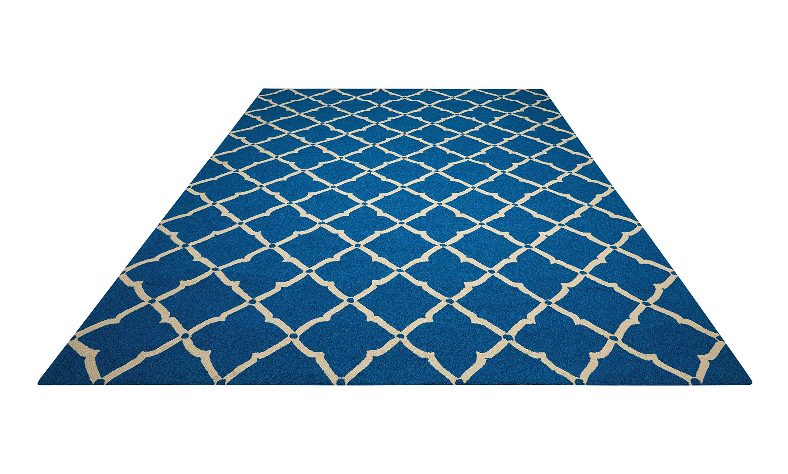 Nourison Portico Indoor/Outdoor Navy Blue 8' x 10'6