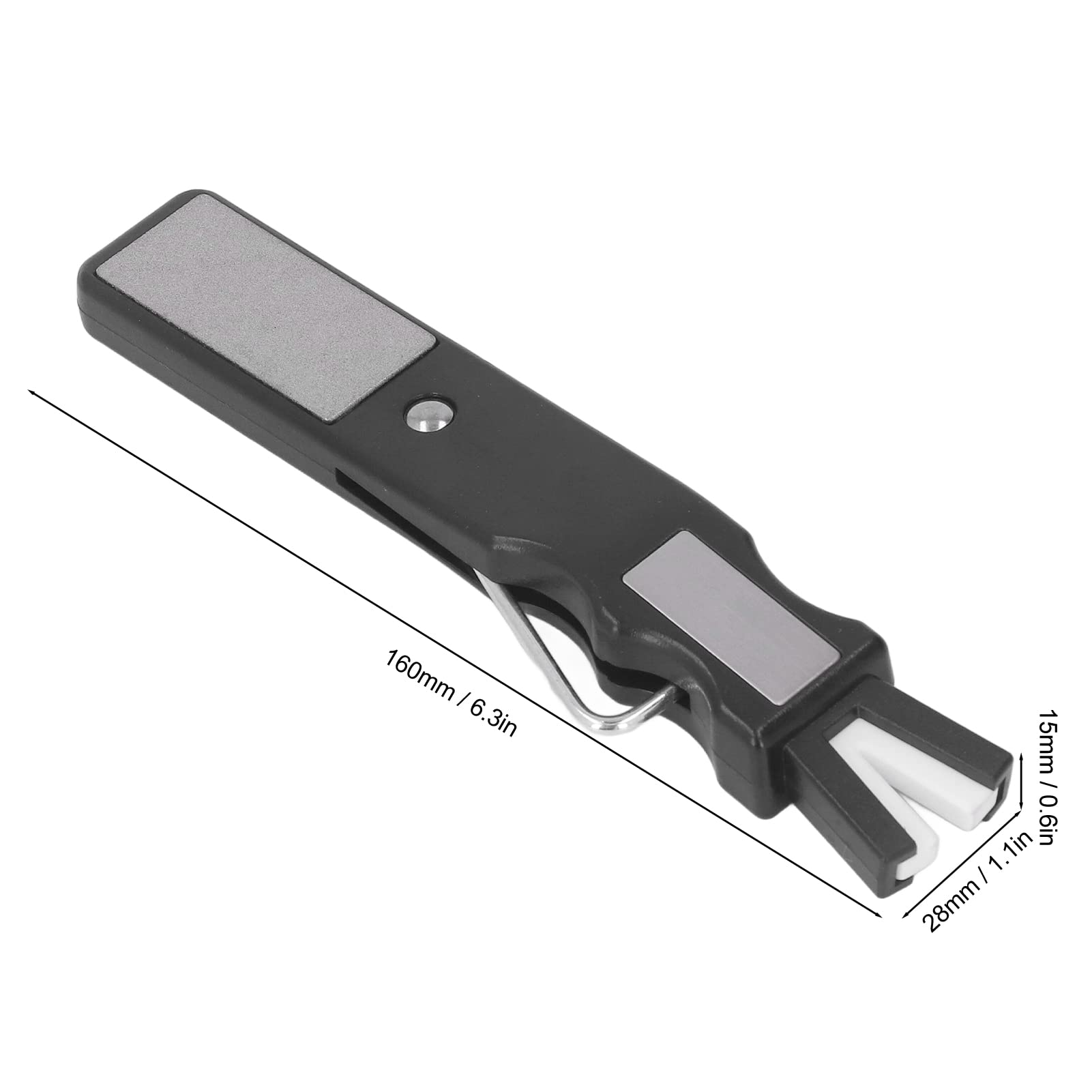 Professional Ice Skate Sharpener with Honing Stone - Hockey Skate Blade Sharpening Tool for Figure & Hockey Skates - Perfect for Home & Rink Maintenance