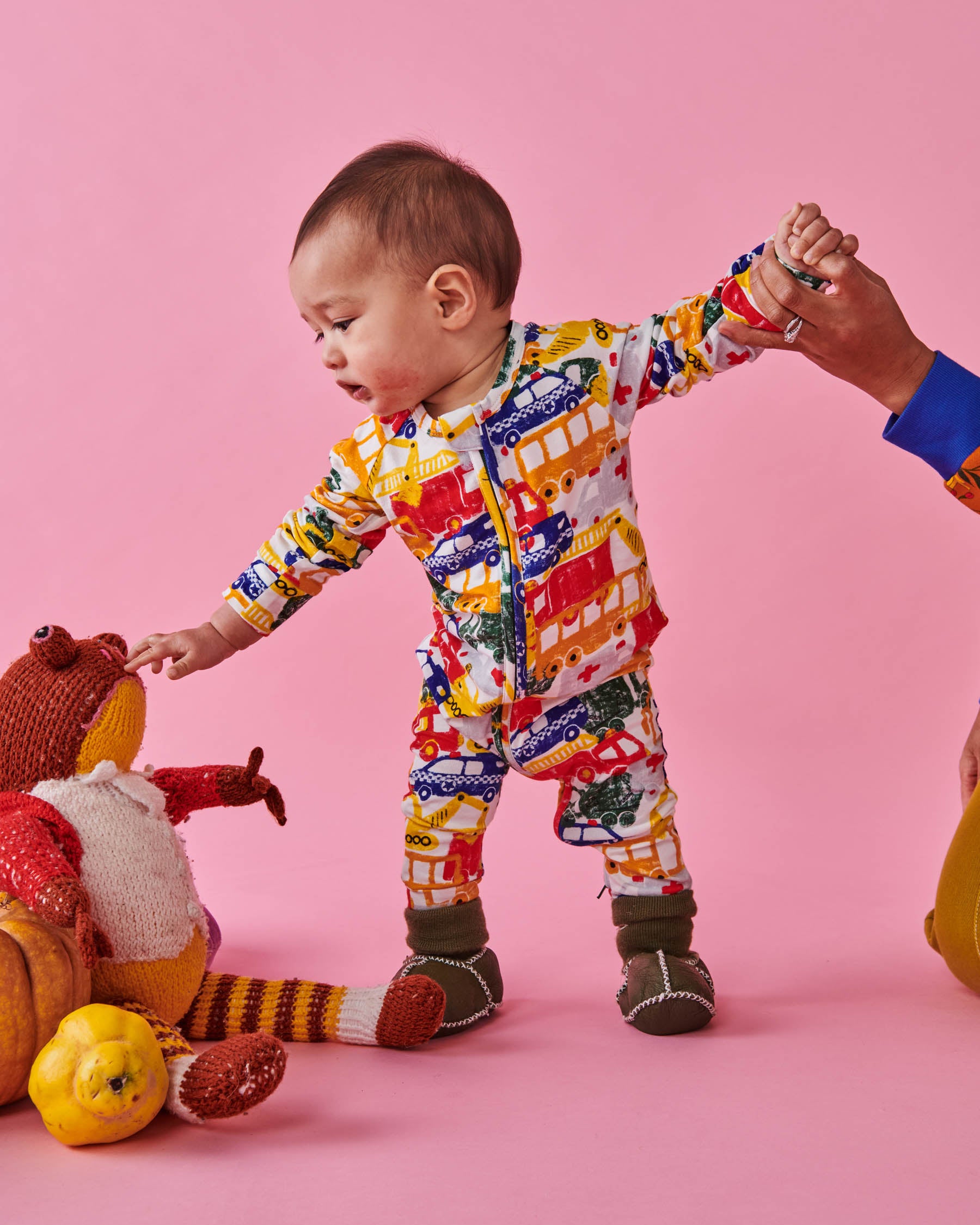 Organic Cotton Long Sleeve Zip-Up Romper for Babies & Toddlers - Soft & Comfortable One-Piece Outfit for Playtime, Daycare & Outdoor Adventures