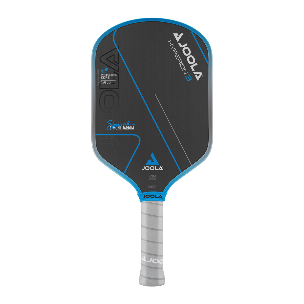 Joola Simone Jardim Hyperion 3 16mm Pickleball Paddle - Premium Carbon Fiber Paddle for Competitive Play & Outdoor Sports - Perfect for Tournaments, Backyard Games & Pickleball Enthusiasts