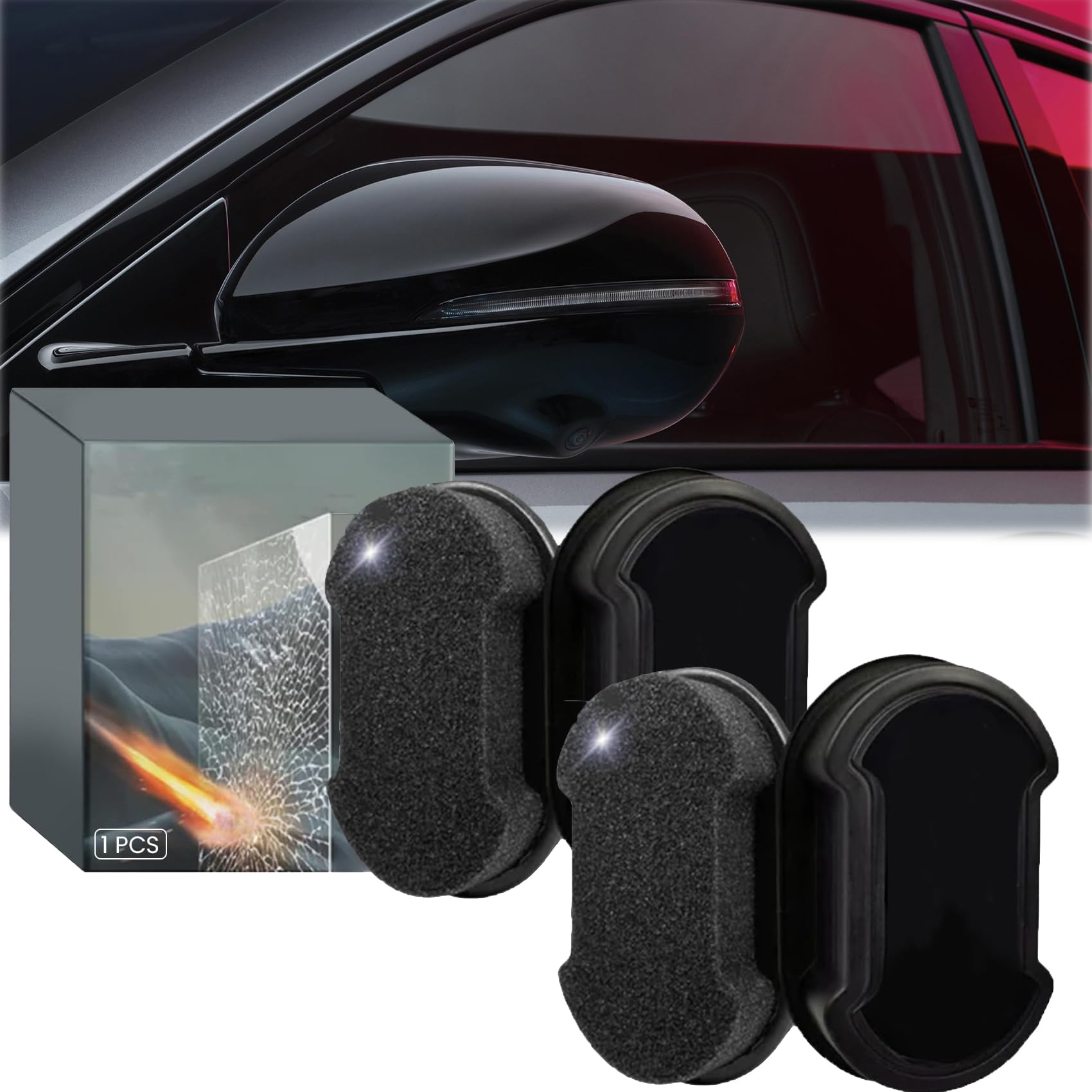 Visiolex™ Nano Coat One Way Mirror Privacy Film - 2 Pack for Home, Office & Car Windows - Anti-Glare, UV Protection & Enhanced Privacy Glass Coating