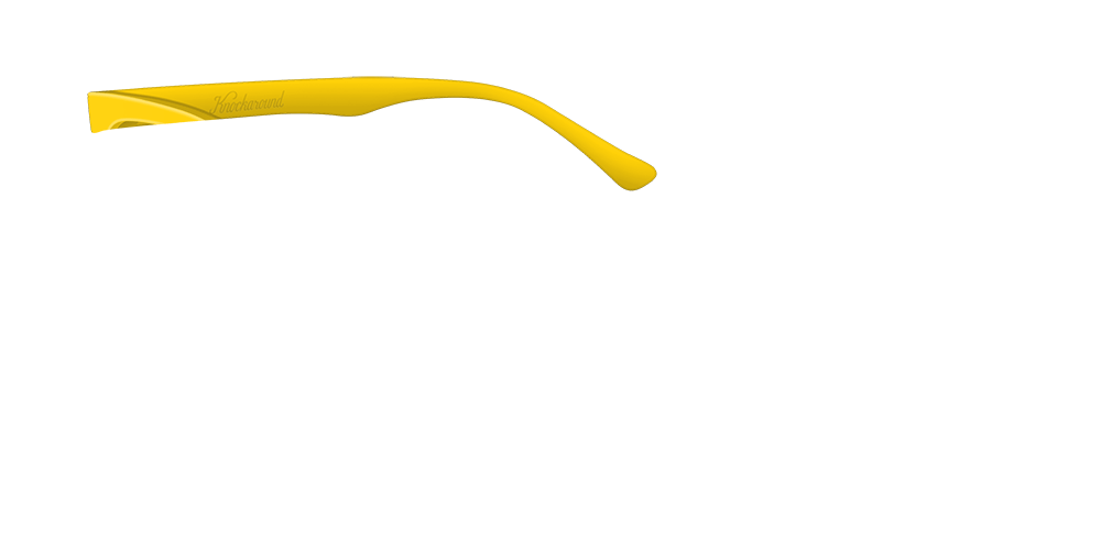 Knockaround Paso Robles Premium Custom Sunglasses - Matte Yellow Frame for Men & Women - Perfect for Outdoor Sports, Beach, and Driving