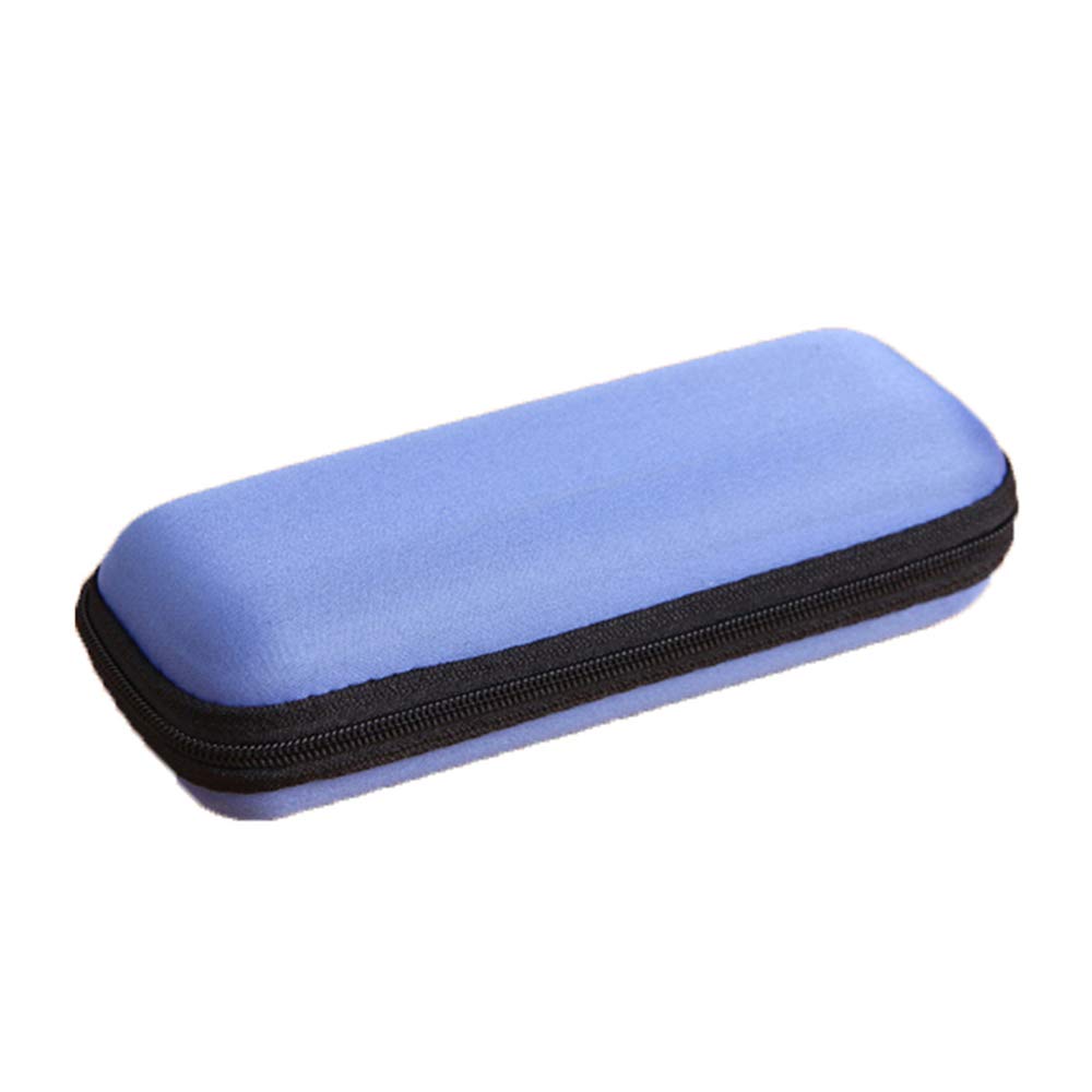 Zipper Glasses Storage Box - Portable Eyeglass Case for Men & Women - Fits Eyeglasses & Sunglasses (15x35cm) - Perfect for Travel, Office & Home Organization