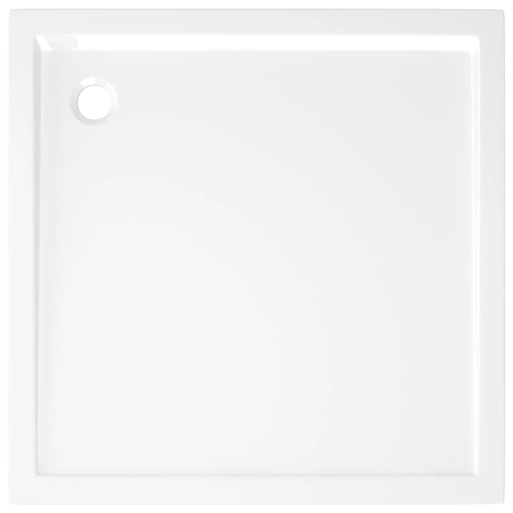 35.4x35.4 Inch Square Threshold Shower Base Tray - ABS Bathroom Shower Pan with Drain Cover for Easy Installation | Perfect for Modern Bathroom Renovations & Wet Room Designs