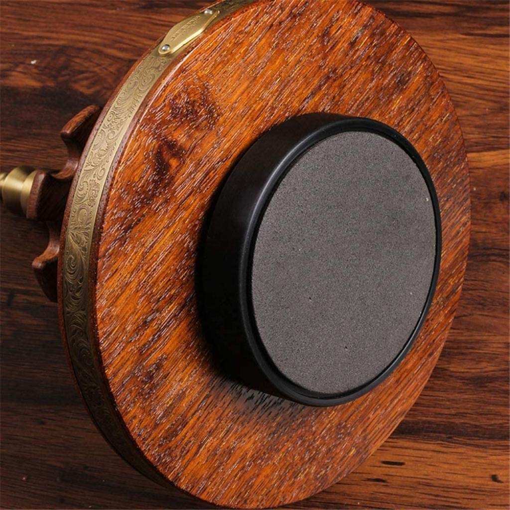 360° Rotating Cigar Box Humidor & Tobacco Pipe Stand - Premium Wooden Display Holder for Cigars, Pipes & Smoking Accessories | Perfect for Home Bars, Man Caves & Tobacco Shops
