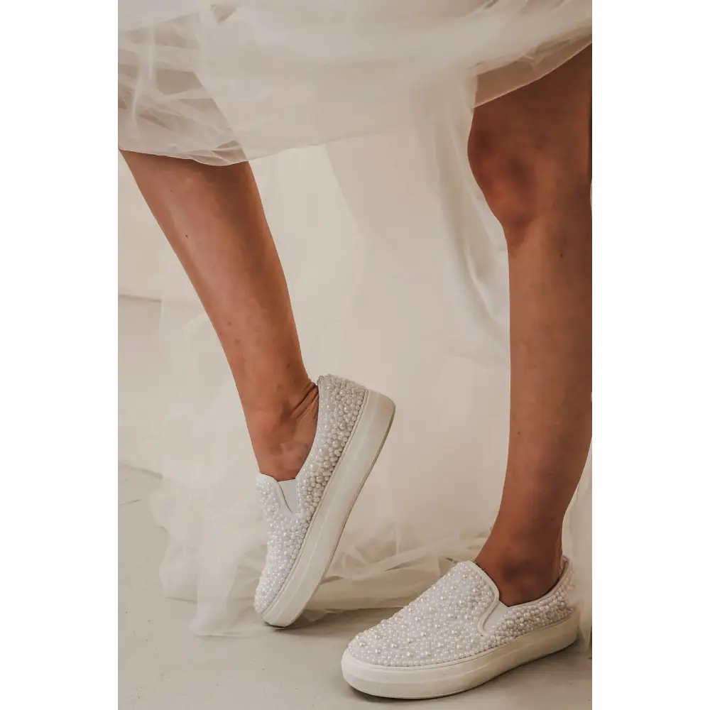 Pearl Sneakers for Women - Fashionable Comfortable Casual Shoes for Walking, Running & Everyday Wear | Perfect for Work, Gym & Outdoor Activities