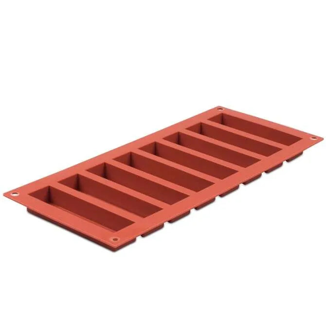 Premium Slim Bar Silicone Mold - 8 Cavity Chocolate & Candy Making Mold for DIY Desserts, Baking, Soap Making - Perfect for Home Kitchen & Professional Use