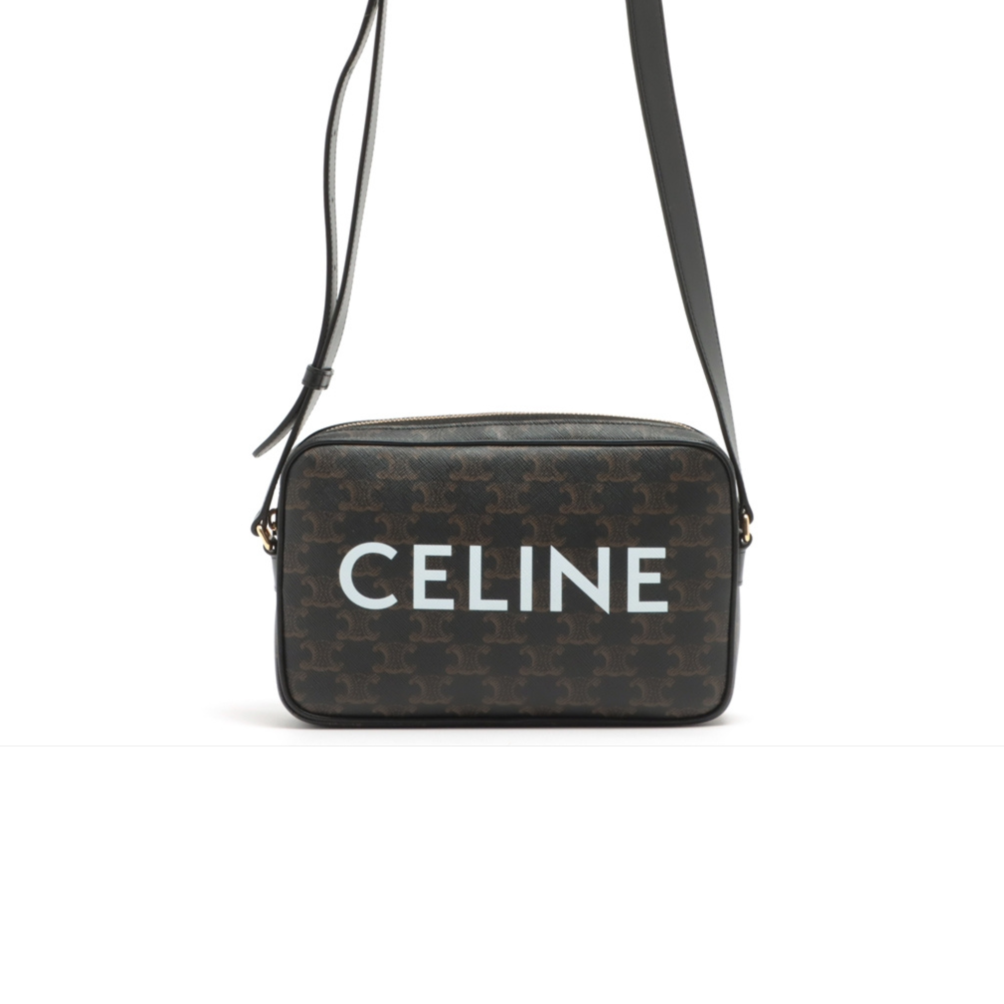 Celine Medium Messenger Bag Triomphe Canvas - Stylish Crossbody Bag for Women, Perfect for Work, Travel & Everyday Use