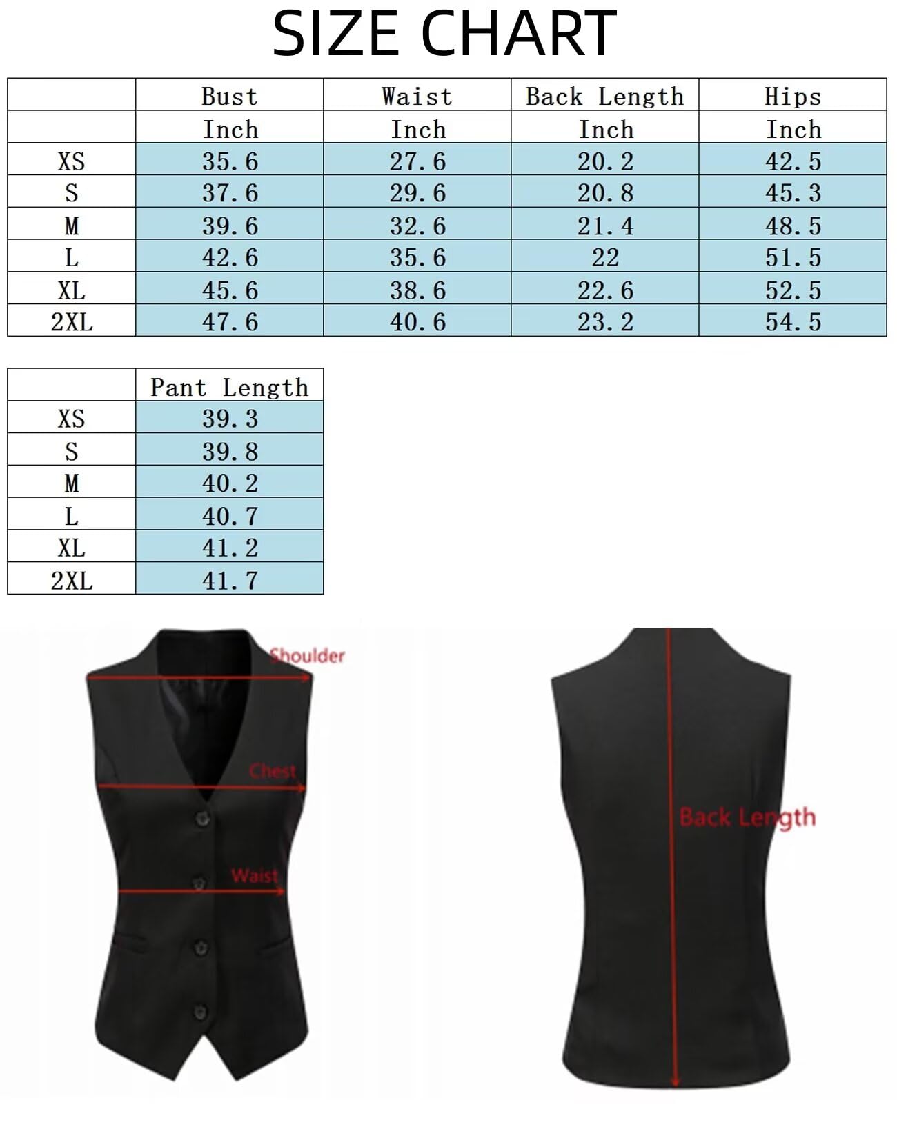 Women's 2 Piece Outfits Solid Waistcoat Suits Casual Vest Pant Sets - Stylish Office Wear & Everyday Outfits for Women