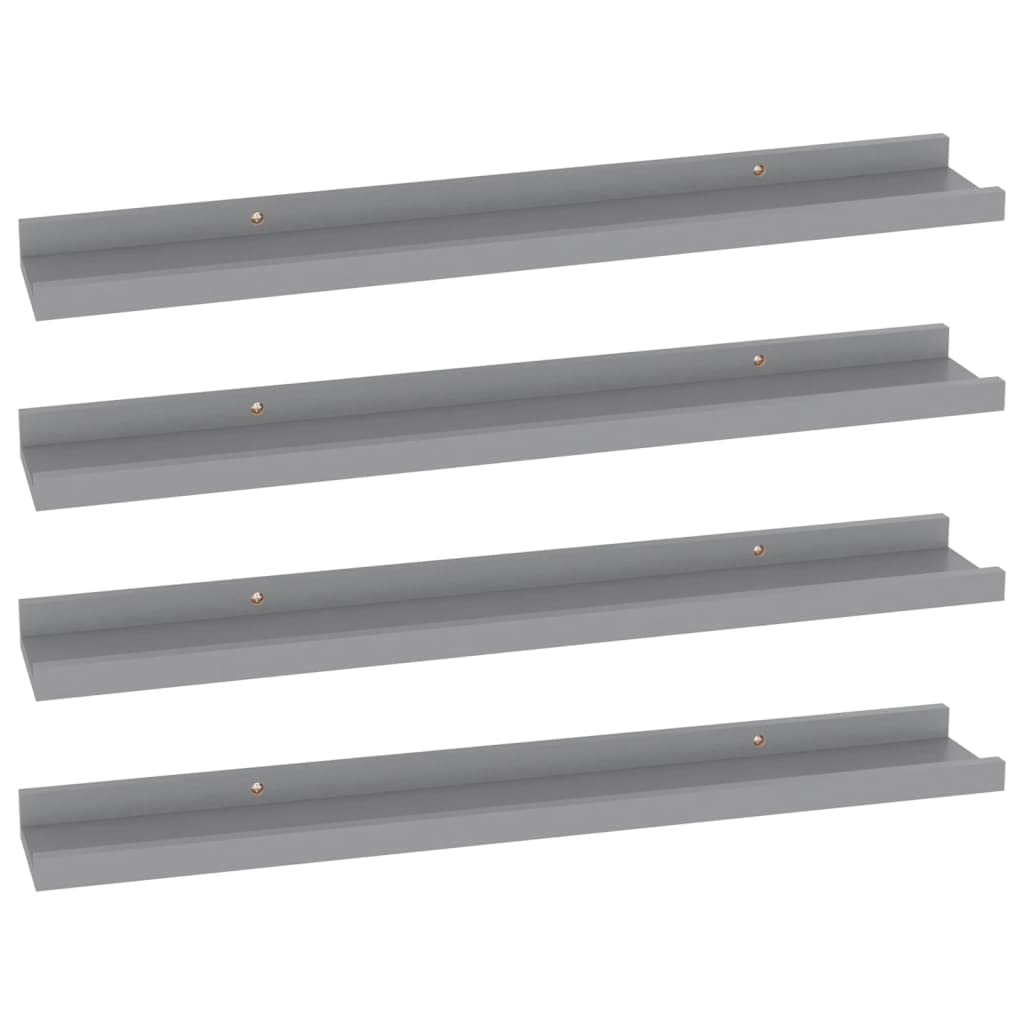 4-Pack Floating Wall Shelves Set - 23.6