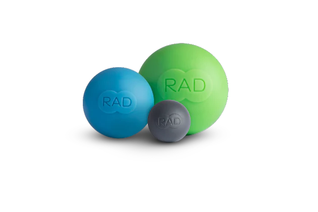 RAD Rounds Massage Balls - Deep Tissue Muscle Therapy for Pain Relief & Recovery - Perfect for Athletes, Yoga, and Post-Workout Relaxation
