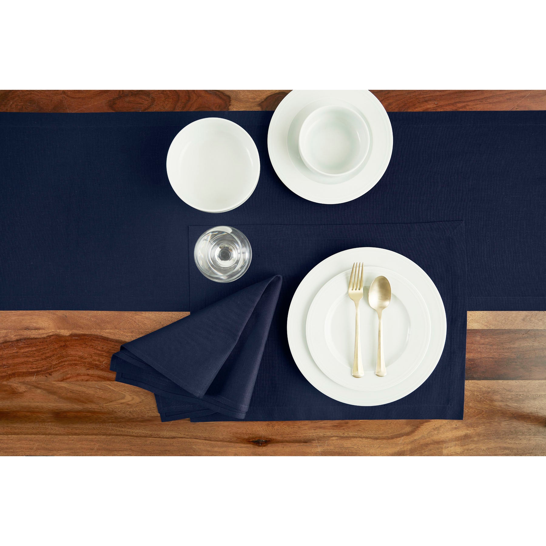 Premium Cotton Linen Placemats Set of 6 - Natural Woven Table Mats for Dining Room Decor - Elegant Place Settings for Dinner Parties & Everyday Use