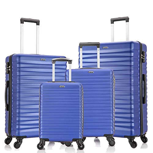 Blue 4PCS Luggage with TSA Lock
