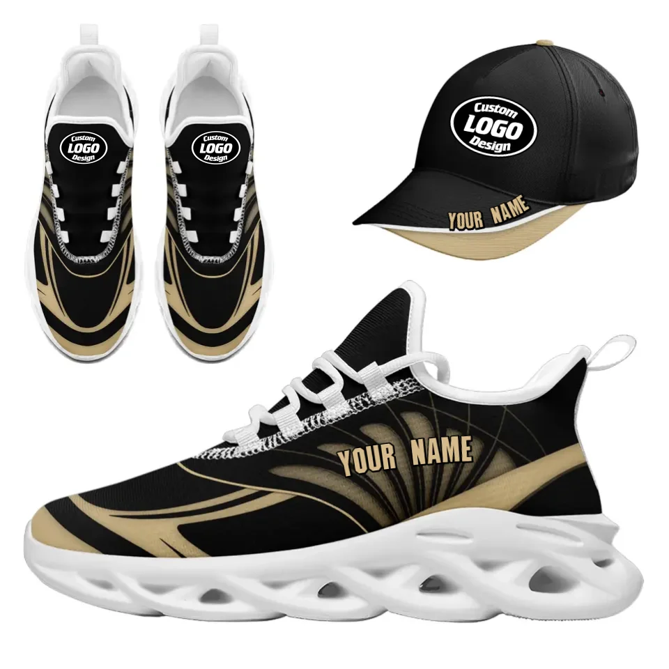 Custom Maxsoul Sneakers & Hat Combo Set - Personalized Athletic Shoes & Apparel for Gifts, Brand Promotion, Fan Festivals, Sports Events & Concerts | Unisex Comfortable Streetwear Fashion