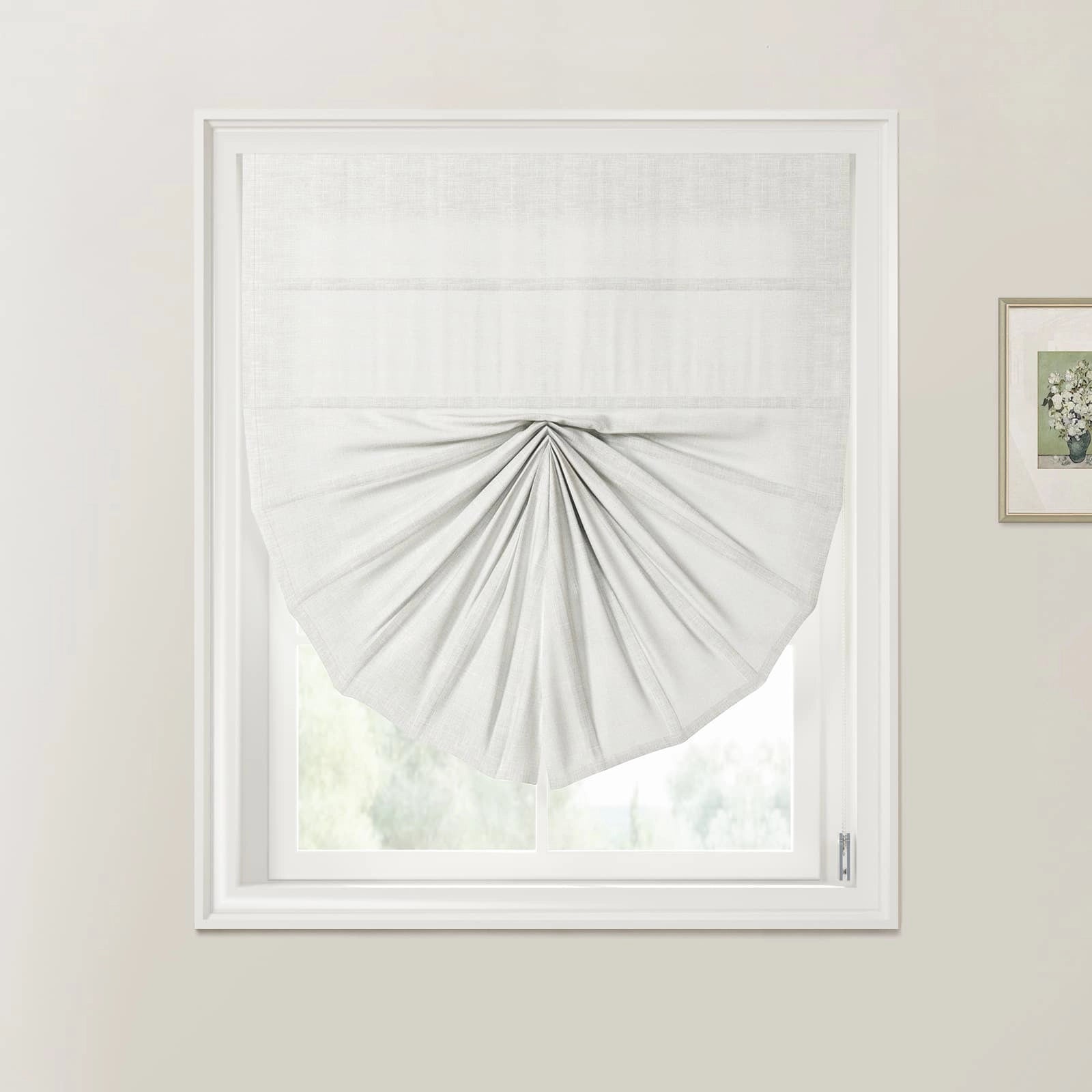 Custom Roman Shades with Cord Lift - Blackout Window Blinds for Bedroom & Living Room - Elegant Home Decor & Light Control Solution