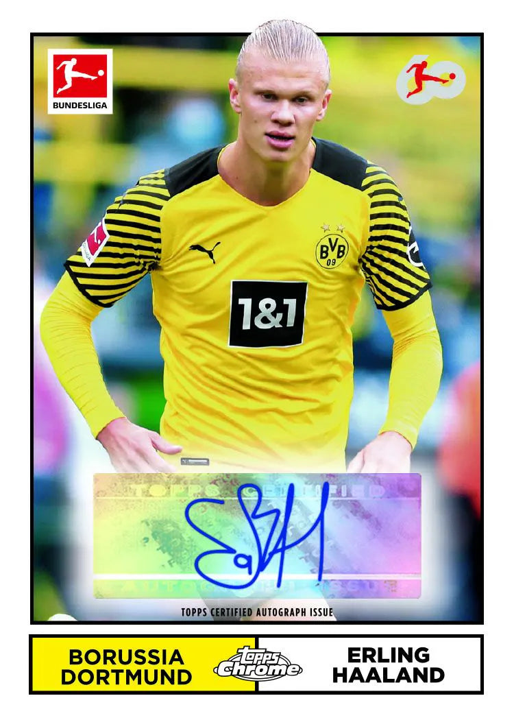 Topps Chrome Bundesliga 23/24 Hobby Box - 2023-2024 Soccer Trading Cards Collection - Perfect for Collectors, Investors & Fantasy League Fans