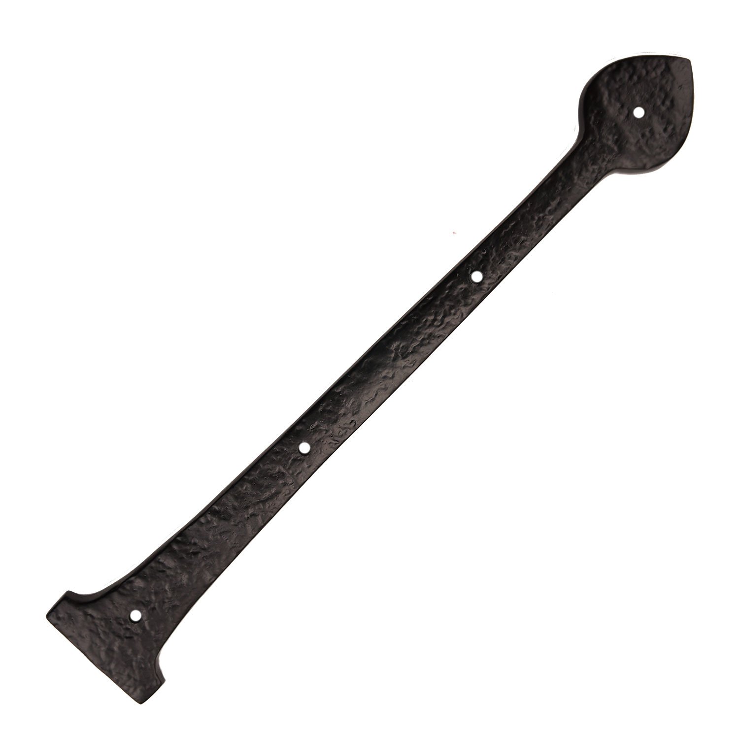 Iron Valley - Heavy Duty Iron Gate Strap Kit - Black - Secure & Decorative Gate Hardware for Fences, Gardens & Entryways
