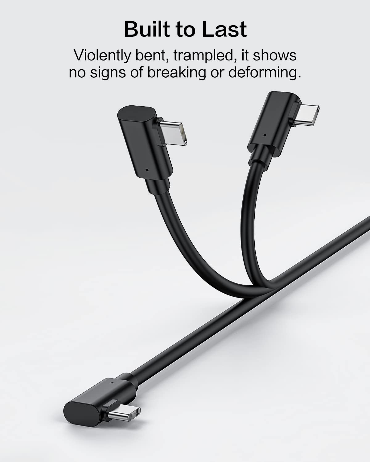 TechMatte 16FT USB-C to USB-C Cable (5M) - Fast 5Gbps Data Transfer for Oculus Quest 2/1, PC, MacBook, Samsung - Includes USB-C to USB-A Adapter - Perfect for VR Gaming, Charging & File Transfers