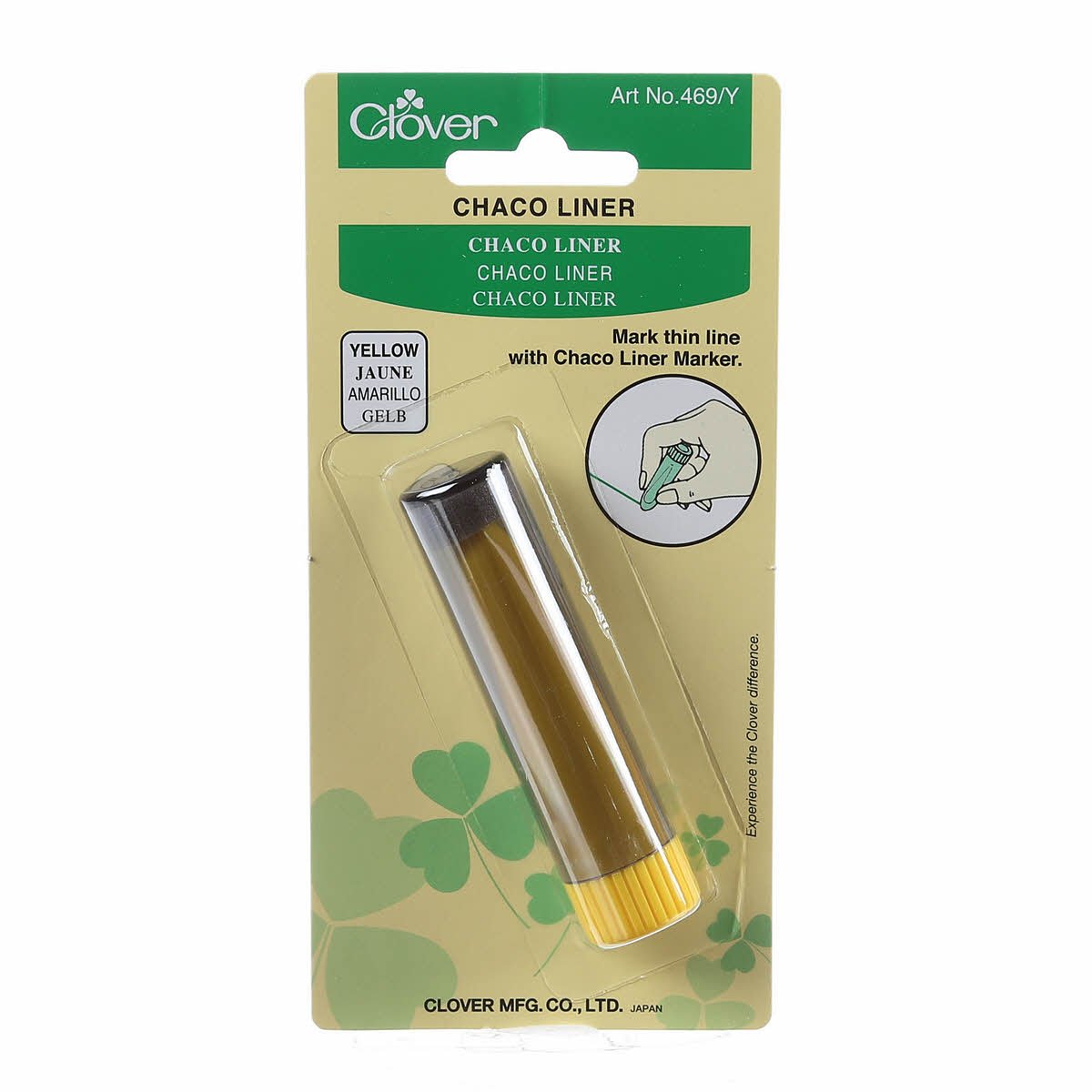 Clover Chaco Liner Fabric Marking Chalk Wheel - Premium Tailor's Chalk for Sewing, Quilting & Crafting - Perfect for Fabric Marking, Pattern Tracing & DIY Projects