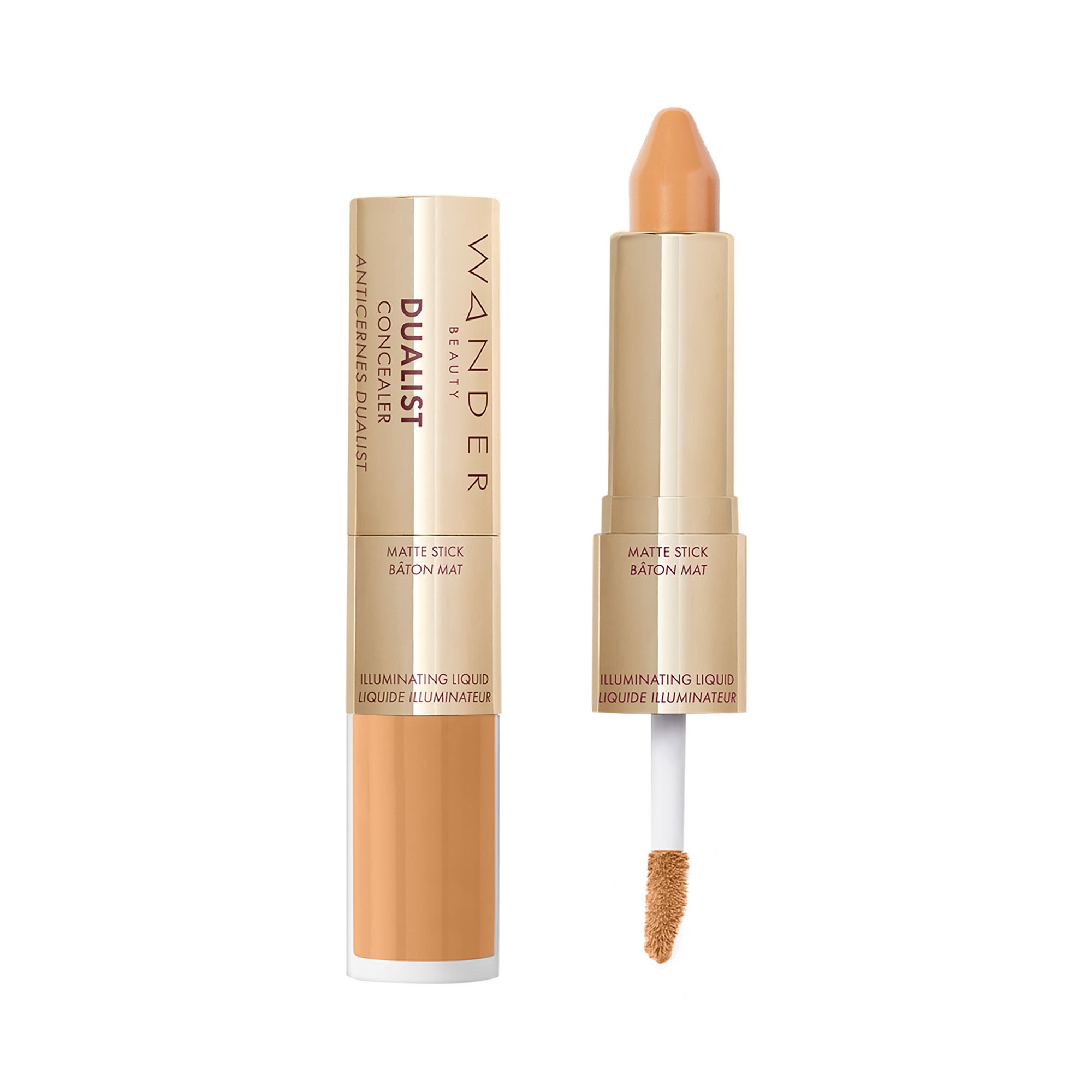 Dualist Matte and Illuminating Concealer - Full Coverage Makeup for Dark Circles & Blemishes | Perfect for Everyday Wear & Special Occasions