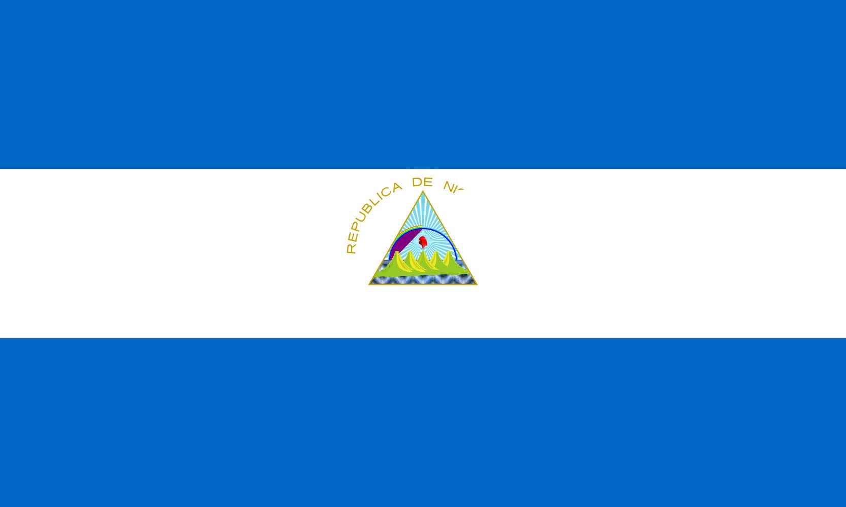 XXXL Nicaragua Flag - 200x300cm (6x10ft) Large Outdoor Landscape Flag - 6m² (64sqft) - 100% Made in Germany - Durable Weather-Resistant Fabric - Perfect for Parades, Stadiums & Patriotic Displays