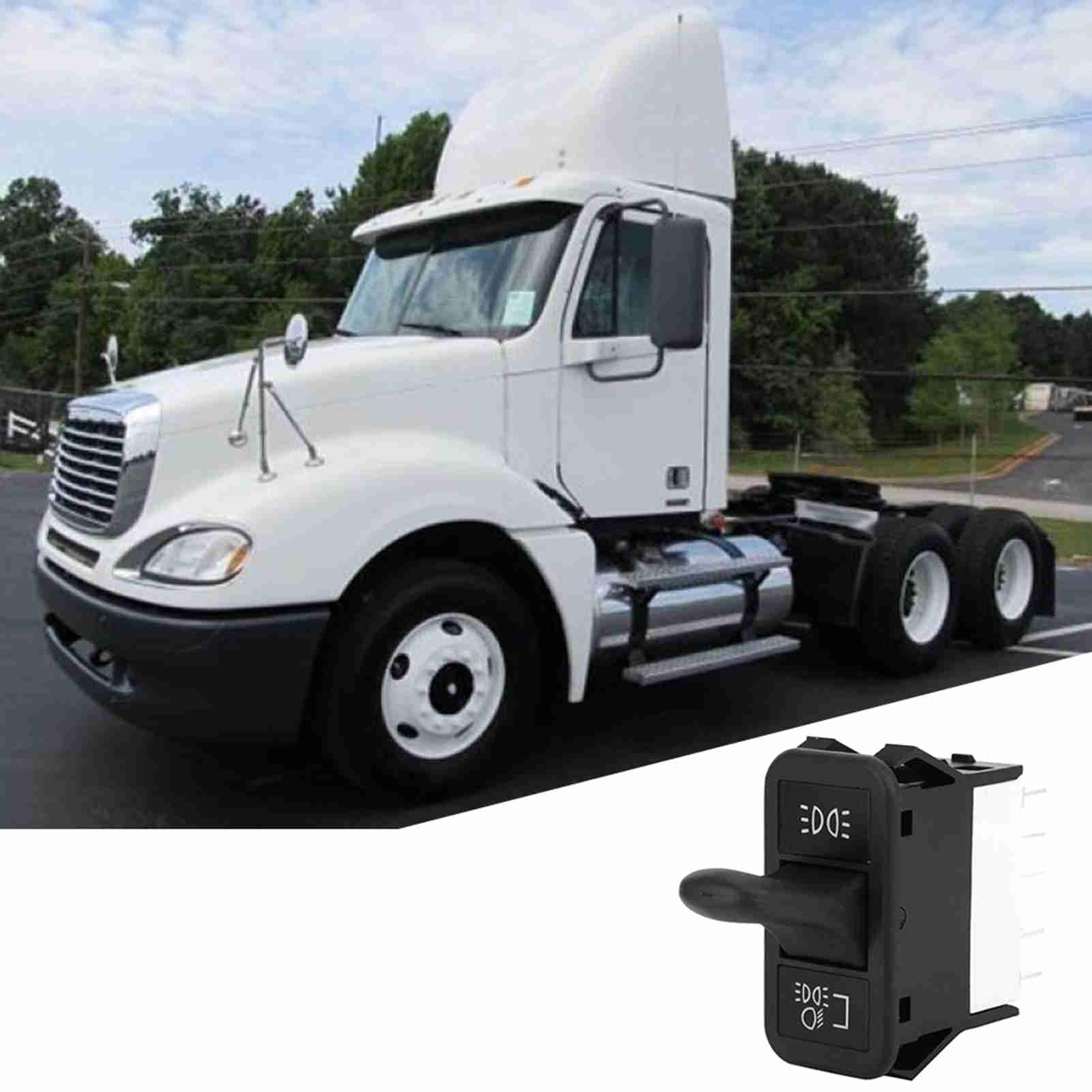 Columbia 120 & 2001-2011 Headlight Switch Replacement - 901-5206 A0630769010 - Compatible with Gorgeri Car Models - Perfect for Night Driving & Off-Road Adventures
