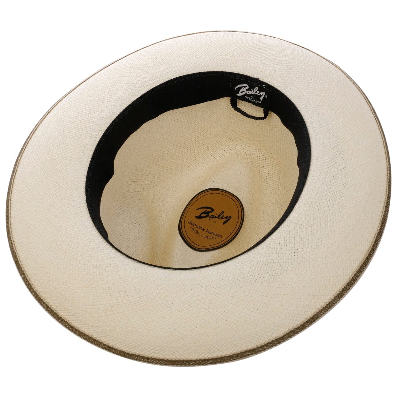 Bailey 1922 Parson Panama Hat for Men - Classic Straw Fedora with Black Band | Perfect for Summer, Beach Vacations & Outdoor Events
