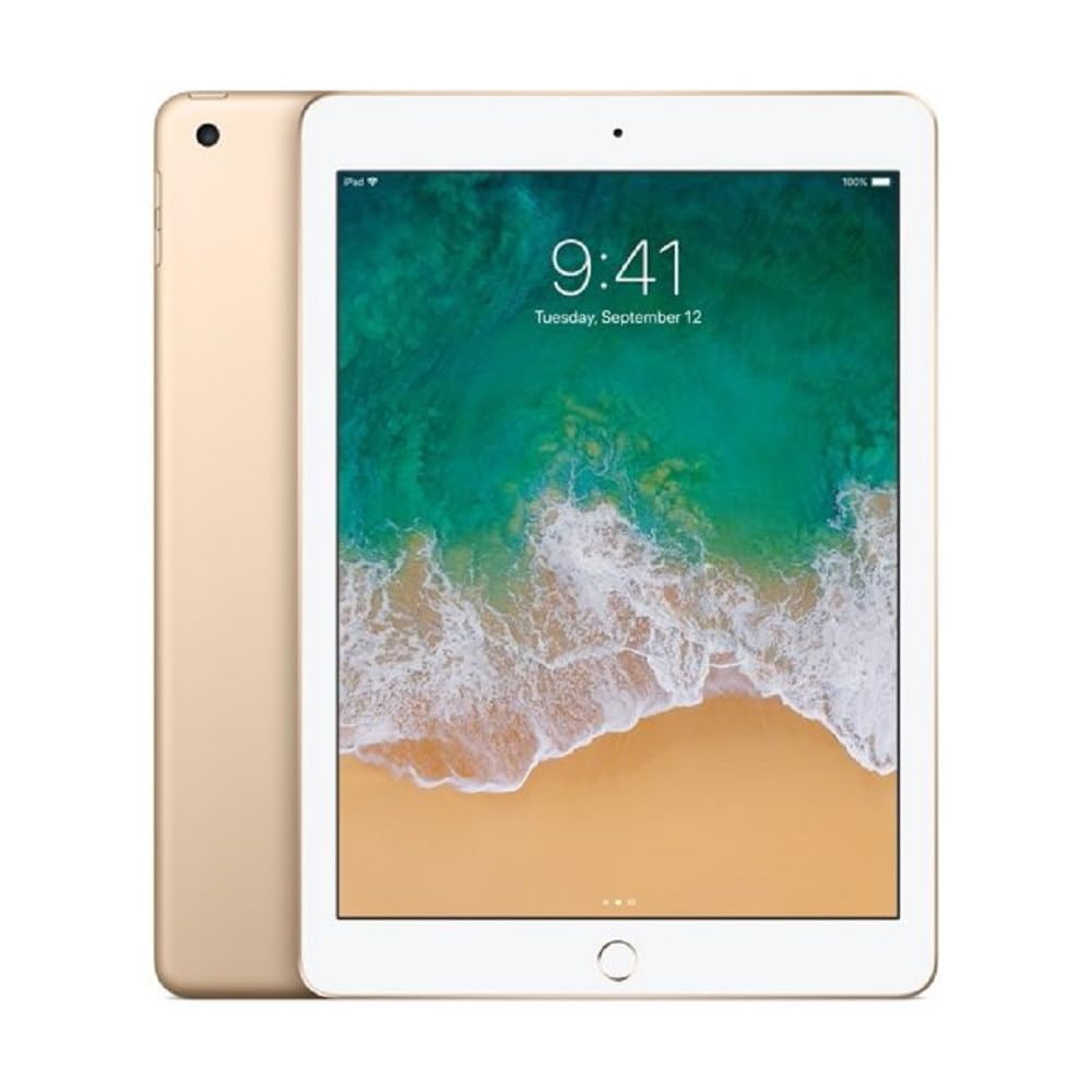 Refurbished Apple iPad 5th Generation (2017) 9.7-inch 32GB WiFi - Gold | Perfect for Students, Home Office & Entertainment