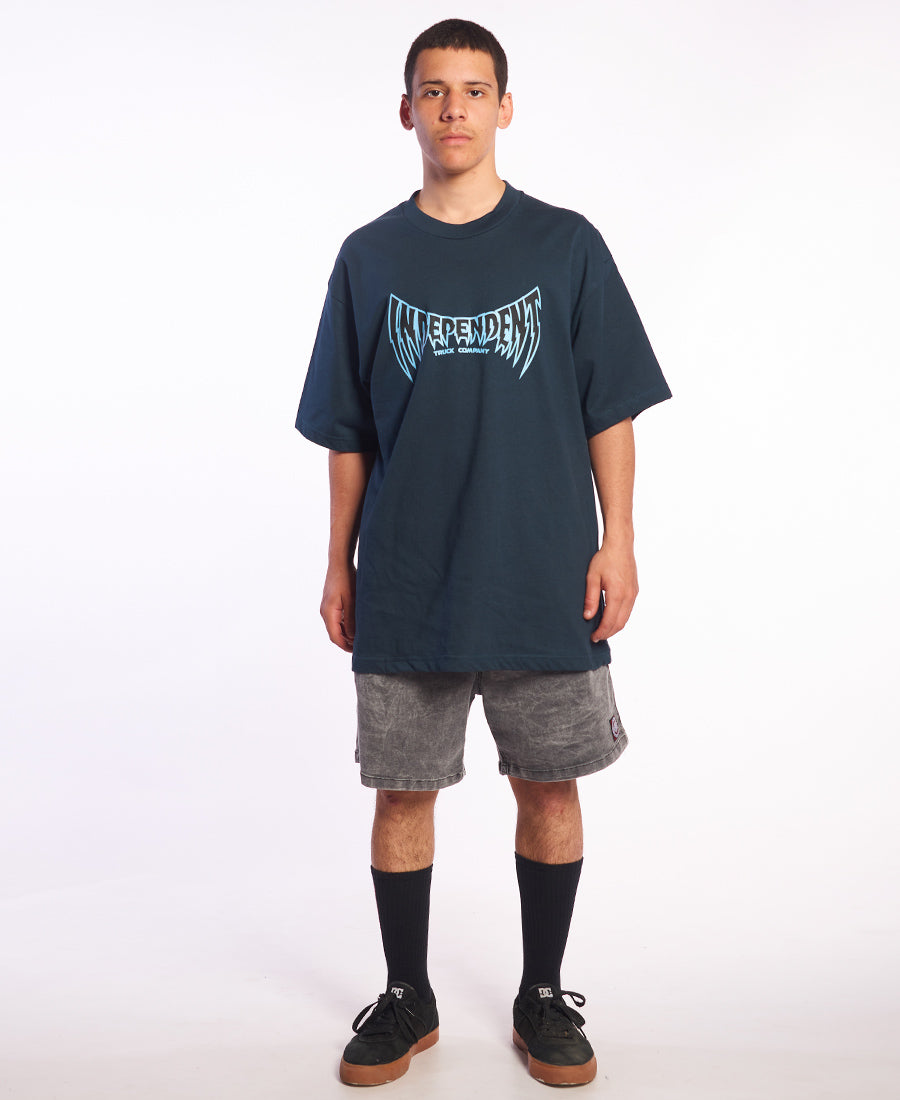 Independent Men's T-Shirt with MC Logo - Comfortable Cotton Tee for Casual Wear & Street Style (Size M8)