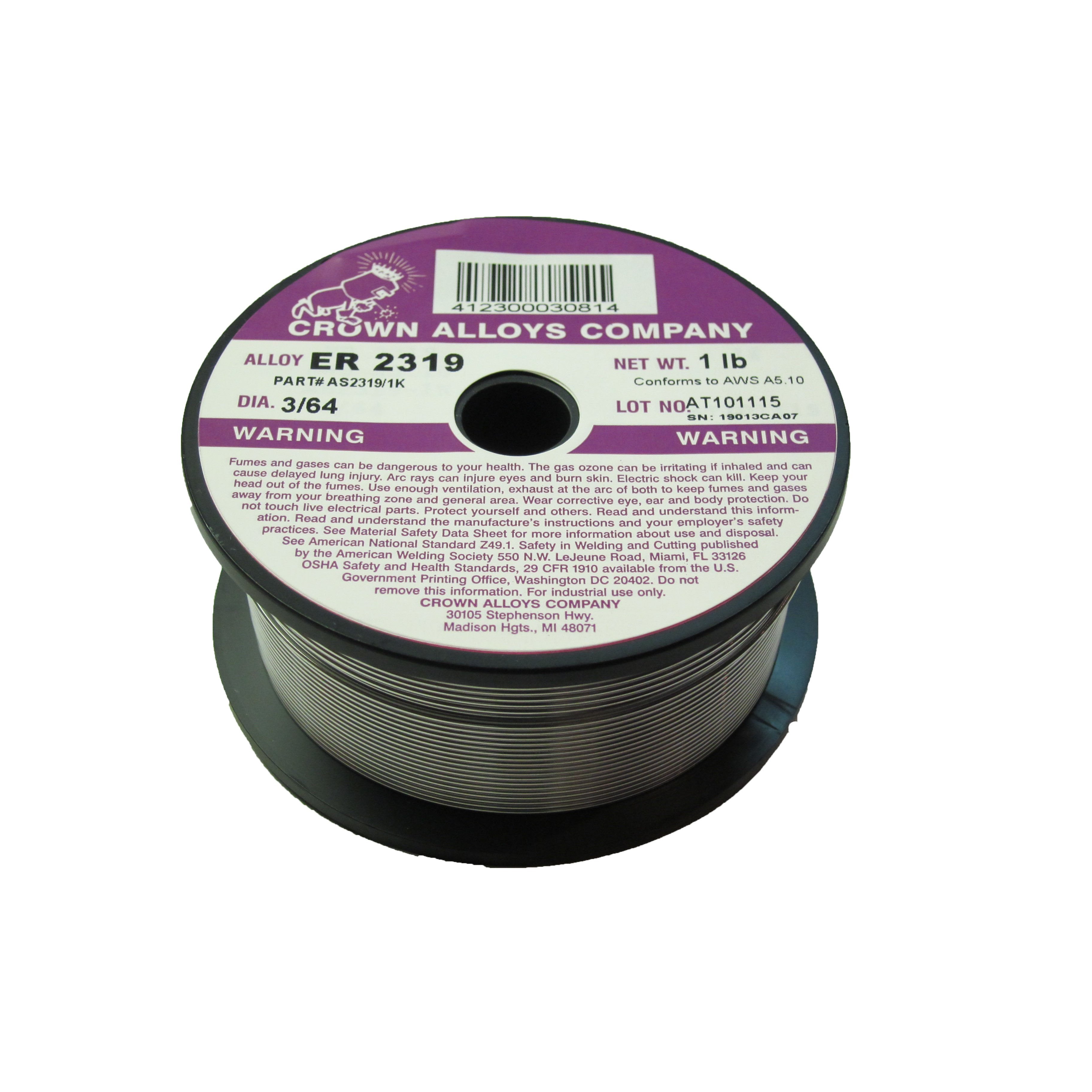 Premium ER2319 MIG Welding Wire - 3/64
