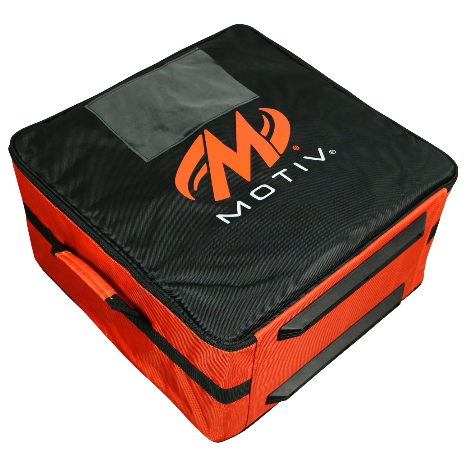 Motiv 4 Ball Bowling Bag - Black/Orange Tote Case for Bowling Balls | Perfect for League Play & Tournament Storage