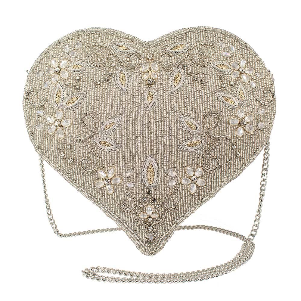Mary Frances Spark of Love Crossbody Bridal Handbag - Elegant Wedding Purse for Bride, Bridesmaids & Special Occasions