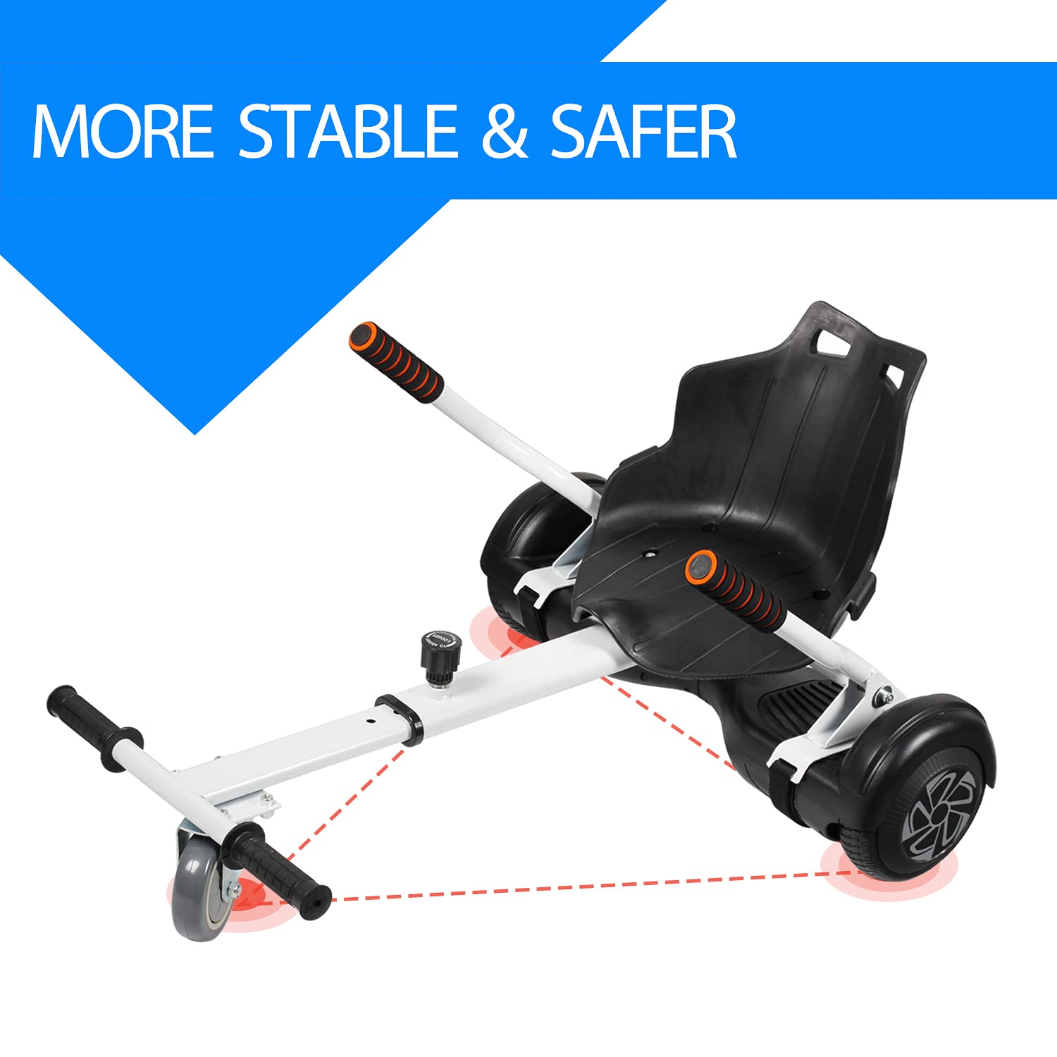 SISIGAD Electric Scooter for Kids Ages 5+ with Bluetooth, 6.5