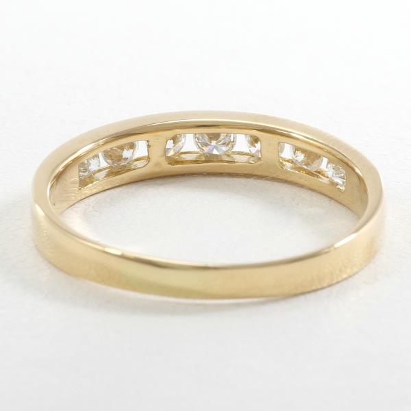 18K Yellow Gold Diamond Ring for Women - Elegant Solitaire Engagement & Wedding Band - Perfect for Proposals, Anniversaries, and Special Occasions