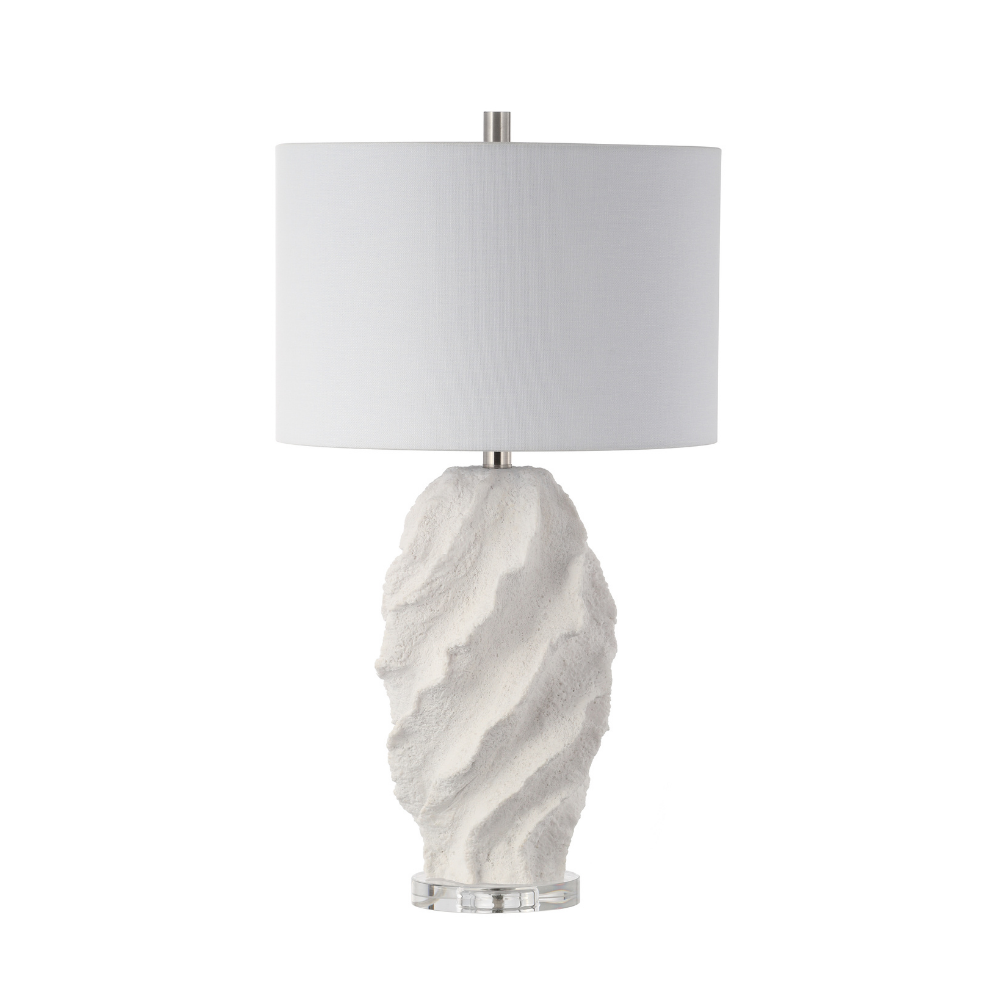Ripples Table Lamp - Modern LED Nightstand Light with Touch Control, Dimmable Warm White for Bedroom, Living Room, Office | Energy Efficient & Stylish Home Decor Lighting