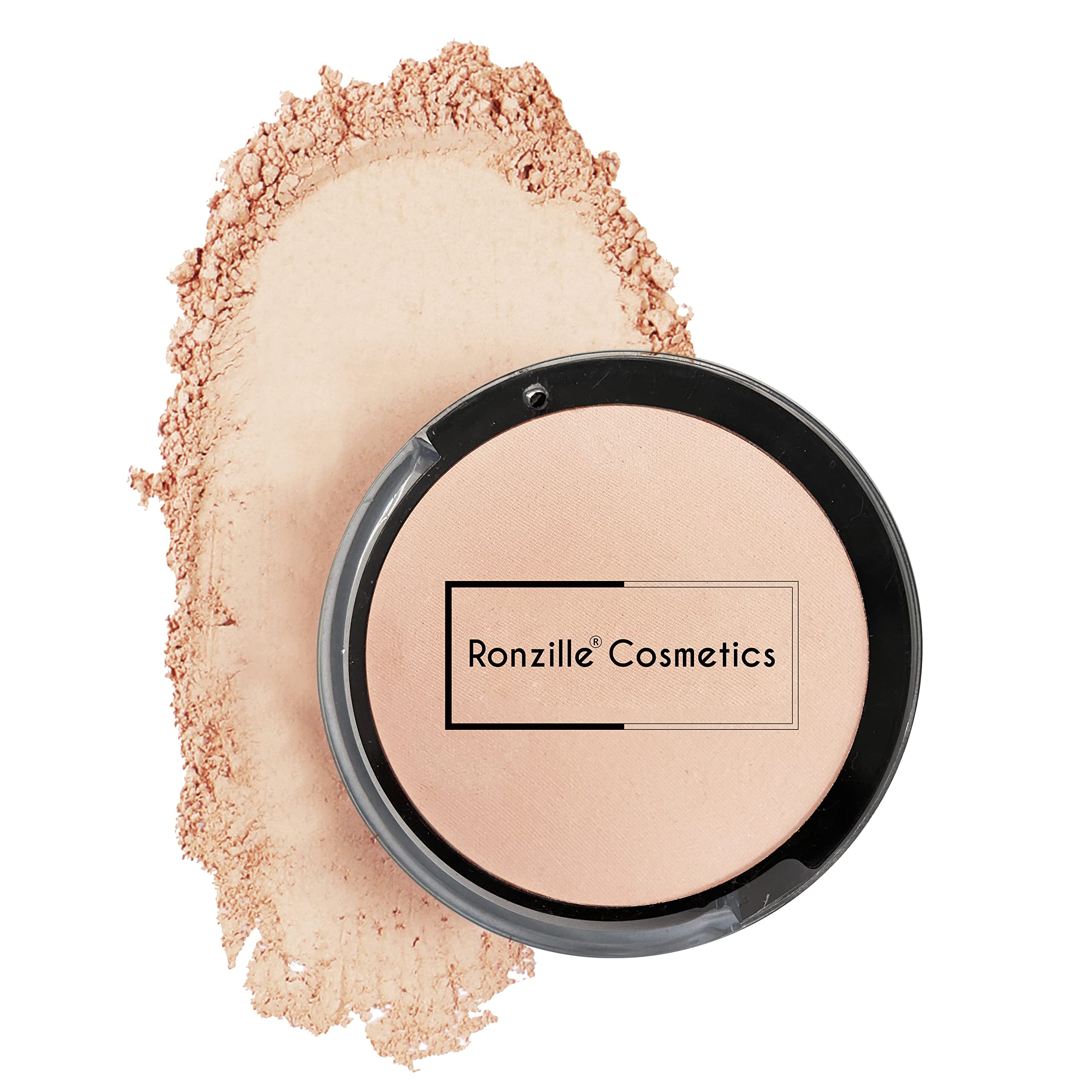 Ronzille Matte Fairness Powder Poreless Compact - Dust Storm | Oil Control & Shine-Free Finish | Perfect for Daily Makeup & Touch-Ups