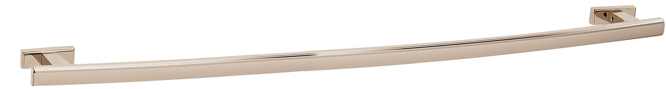 Modern Arch Towel Bar - 30 Inch Satin Nickel Finish, Bathroom Towel Holder for Contemporary Home Decor, Perfect for Bathrooms, Powder Rooms & Spa Retreats