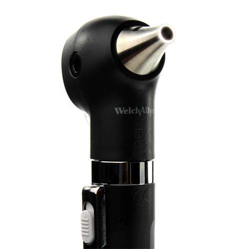 Welch Allyn Pocket LED Otoscope with AA Battery Handle - Portable Ear Exam Tool for Home, Clinic & Travel Use