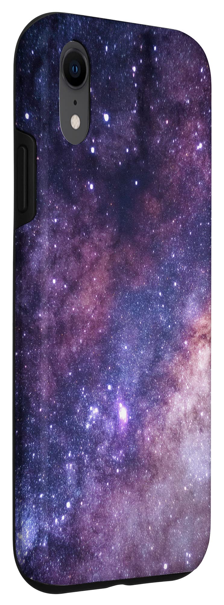 iPhone XR Case - Space Nebula Stars Galaxy Purple Black Universe Design | Protective Phone Cover for Daily Use, Travel & Outdoor Activities