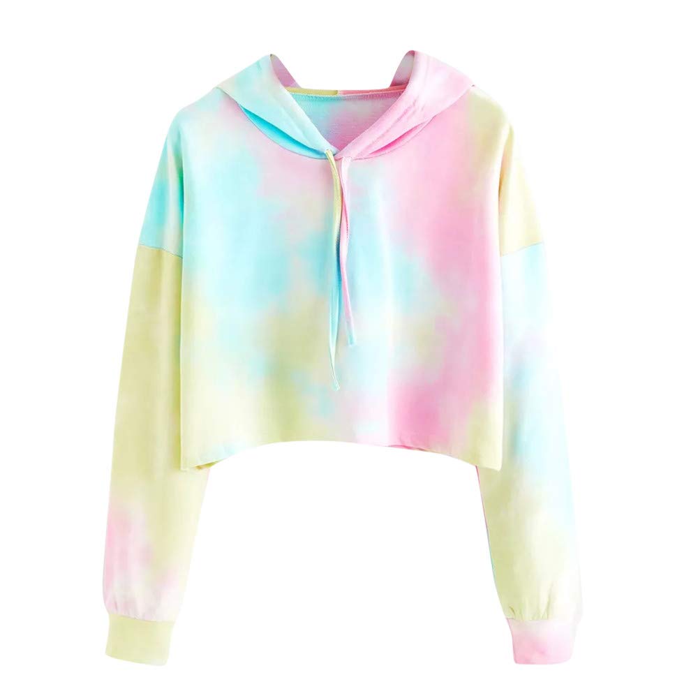 Women's Cropped Hoodie - Casual Workout Pullover with Drawstring, Plain Sweatshirt Jacket for Yoga, Gym & Streetwear Fashion