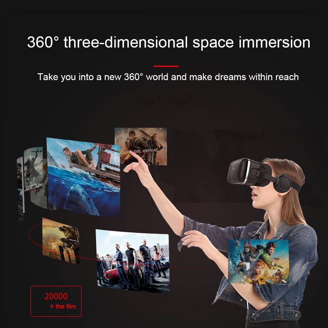 3D VR Headset, Virtual Reality Goggles with Bluetooth Controller - Compatible with iPhone 13 Pro Max/13 Pro/13/12/11, Samsung Galaxy S21, Huawei, Xiaomi Series (Color: Green, Size: iOS) - Perfect for Gaming, Movies & Virtual Tours