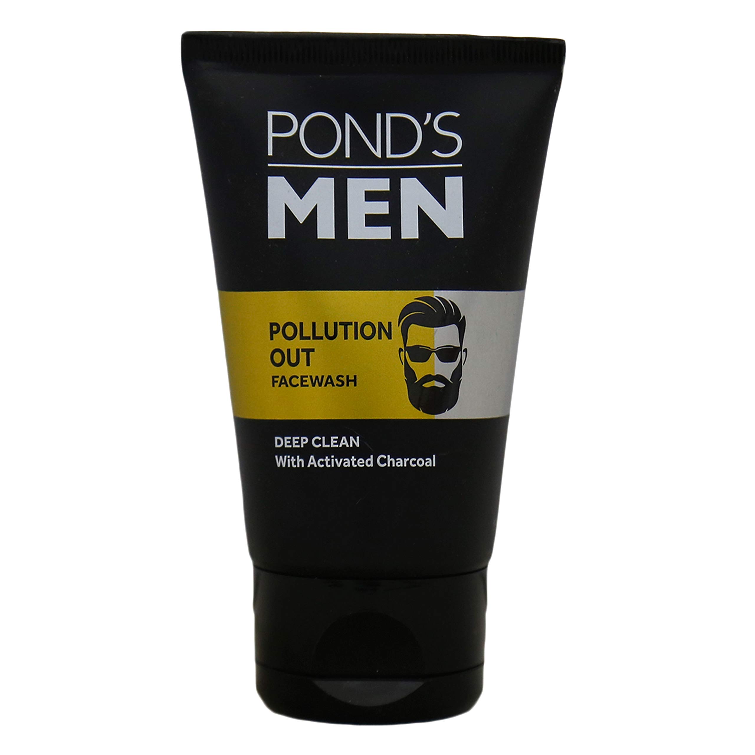 Pond's Men Pollution Out Facial Cleanser - 50g | Deep Cleansing & Detoxifying Face Wash for Men | Perfect for Daily Skincare & Removing Dirt, Oil & Pollution