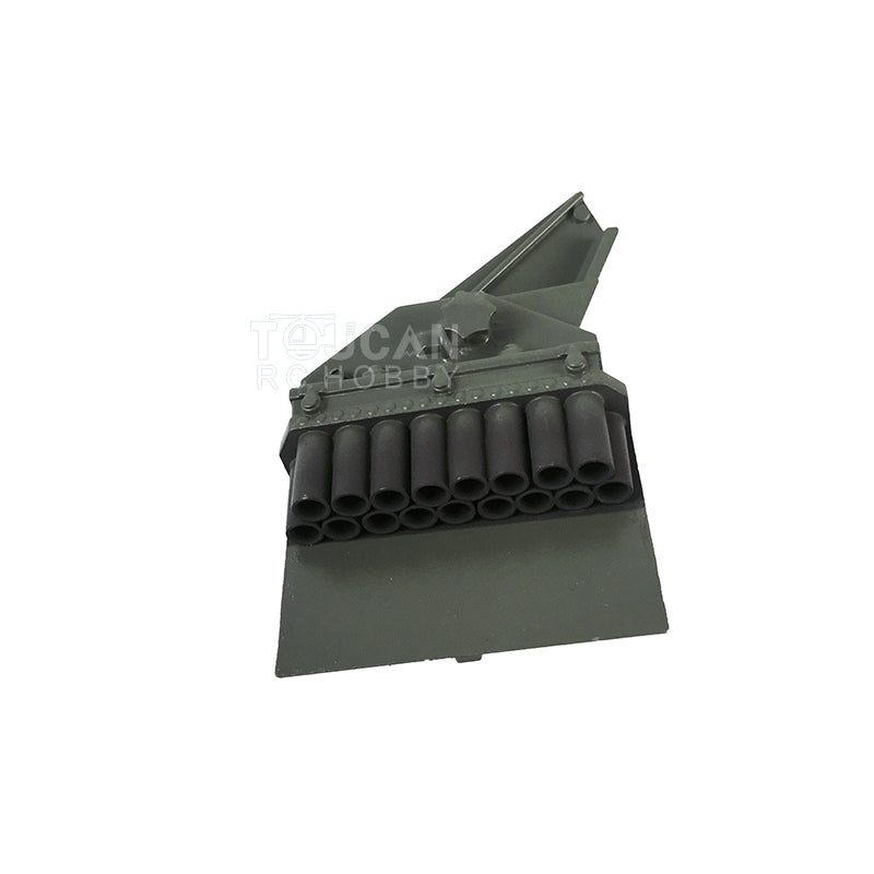 1/16 Leopard 2A6 3889 RC Tank Smoke Launchers Decoration Parts - DIY Upgrade Kit for TK16 Main Board (Green/Yellow/White) | Enhance Battlefield Realism for RC Tank Enthusiasts