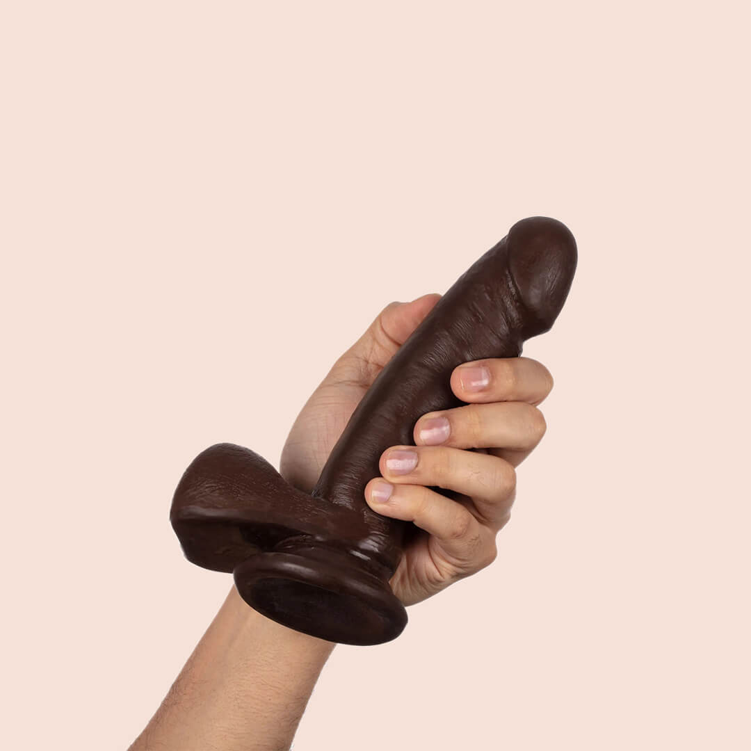 Ultra Realistic Dual Density Dildo 7 Inch with Balls - The D™ Perfect D ULTRASKYN | Lifelike Feel for Couples Play & Solo Pleasure | Perfect for Beginners & Advanced Users