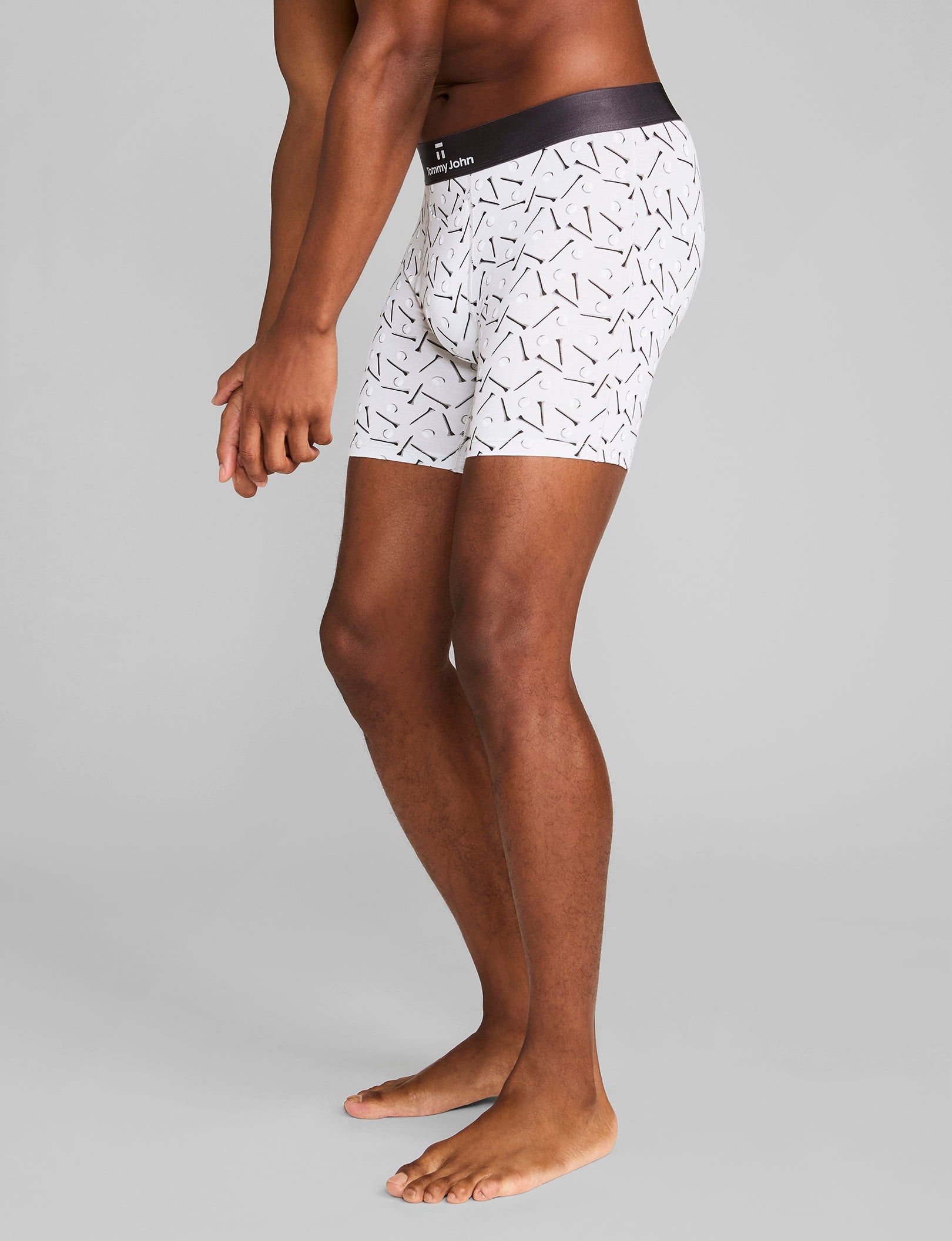 Second Skin Mid-Length Boxer Briefs - 6 Pack - Ultra Soft & Breathable Men's Underwear for All-Day Comfort - Perfect for Workout, Running & Daily Wear