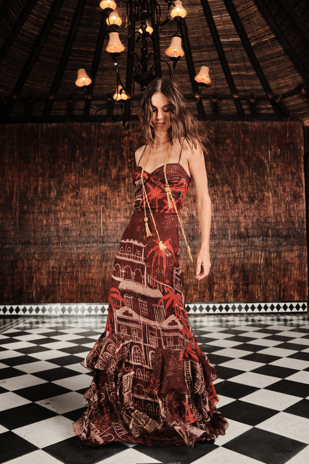 Elegant Pasos Nocturnos Women's Dress - Perfect for Evening Parties, Date Nights & Special Occasions