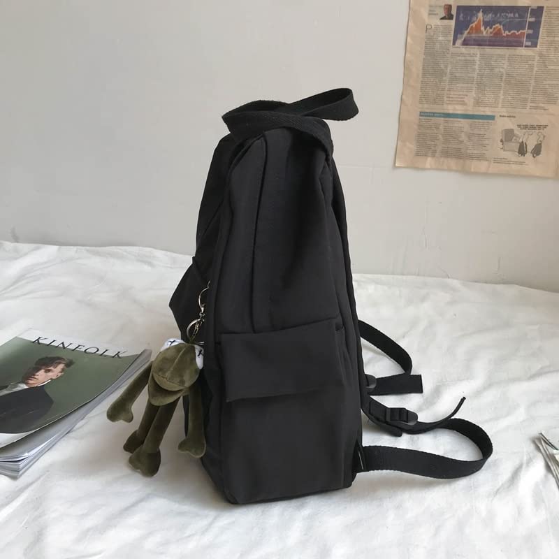 Waterproof Solid Color Backpack for School, Travel & Casual Use - Lightweight & Durable Beige Daypack for Students, Commuters & Outdoor Adventures