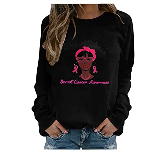 Women's Cute Graphic Print Crewneck Sweatshirt - Soft Long Sleeve Pullover Top for Fall Fashion | Cozy Casual Wear for Wife, Girlfriend & Everyday Outfits