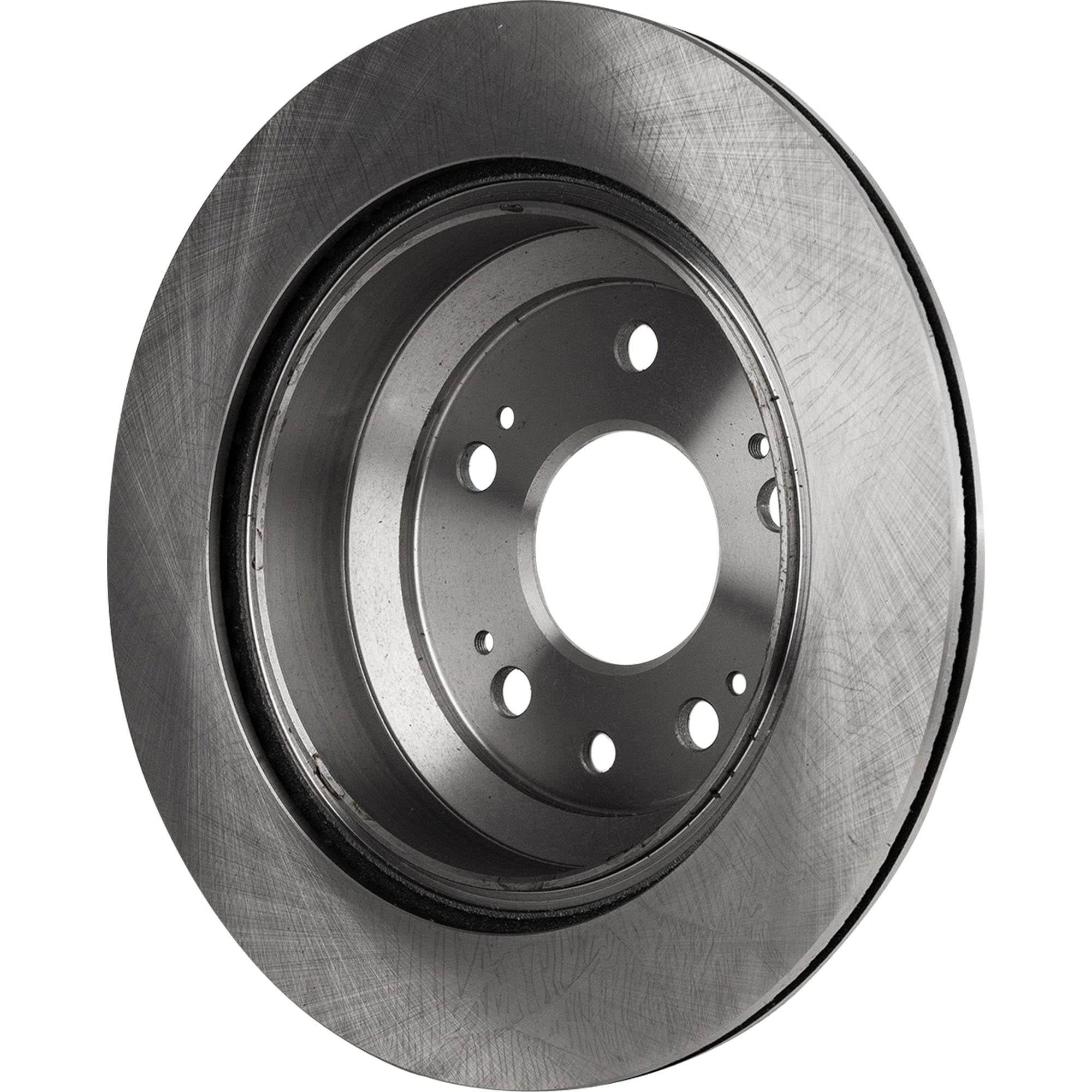 High-Quality Rear Brake Disc and Pad Kit - 2-Wheel Set for 2005-2012 Acura RL (5-Lug) | Durable Cast Iron, Plain Surface Design | Perfect for Daily Commuting, Highway Driving & Performance Upgrades