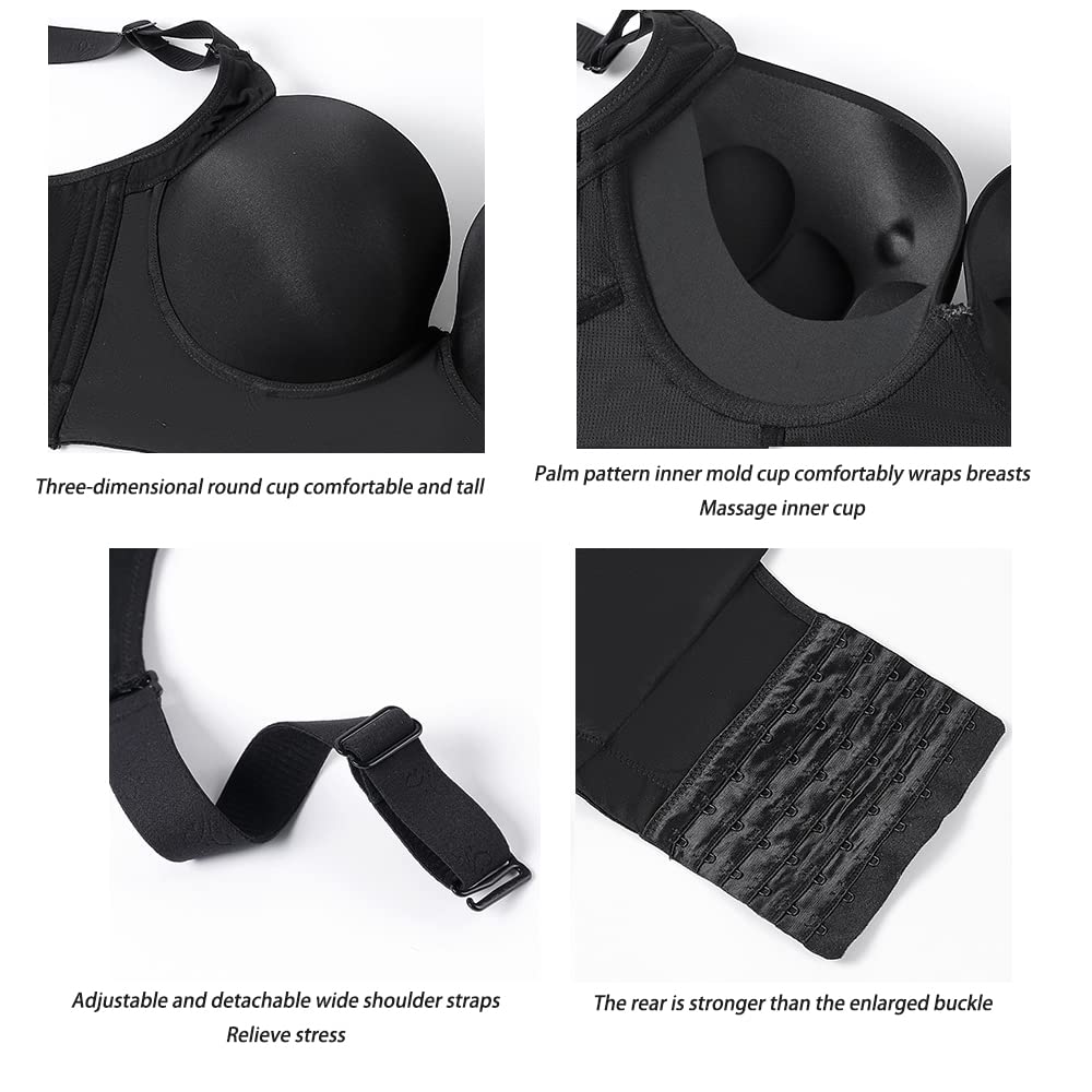 Chumbo Bra Filifit Sculpting Uplift Bra - Deep Cup Fashion Bra with Full Back Coverage to Hide Back Fat | Perfect for Everyday Wear, Workouts & Special Occasions